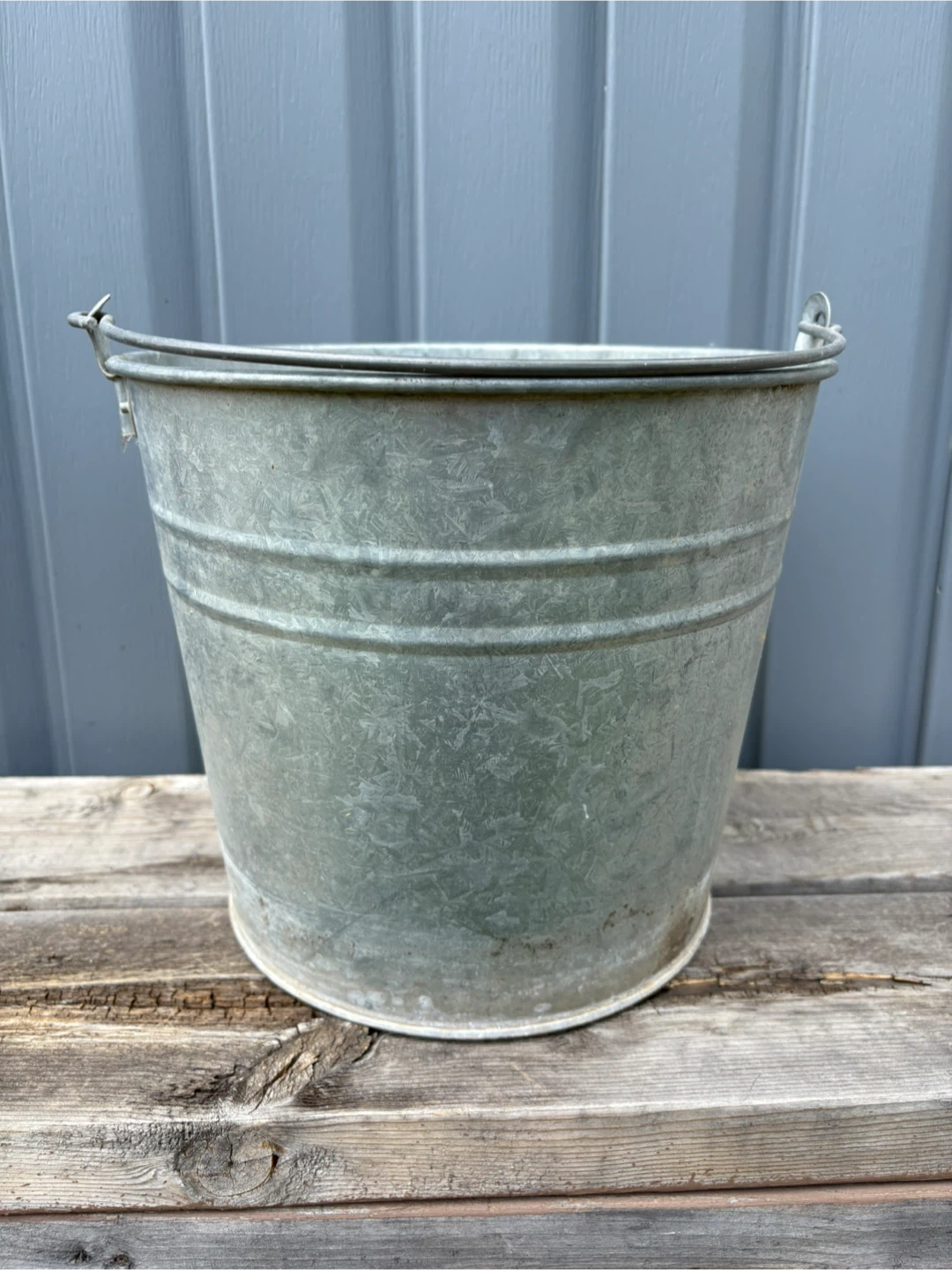 Vintage Galvanized Bucket $25 firm