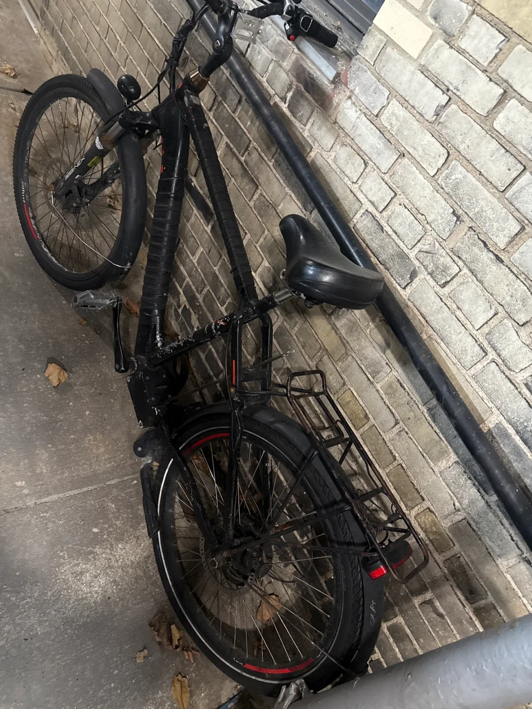 Black Electric Bike image indicator(3)