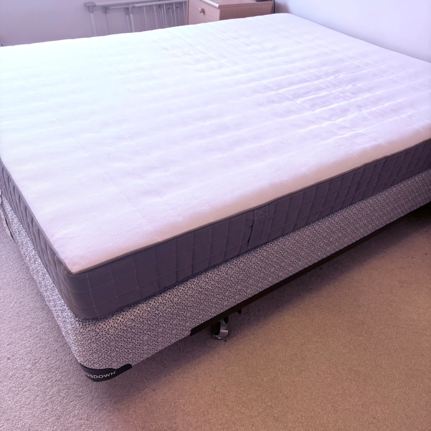 Queen Mattress with Boxspring with platform