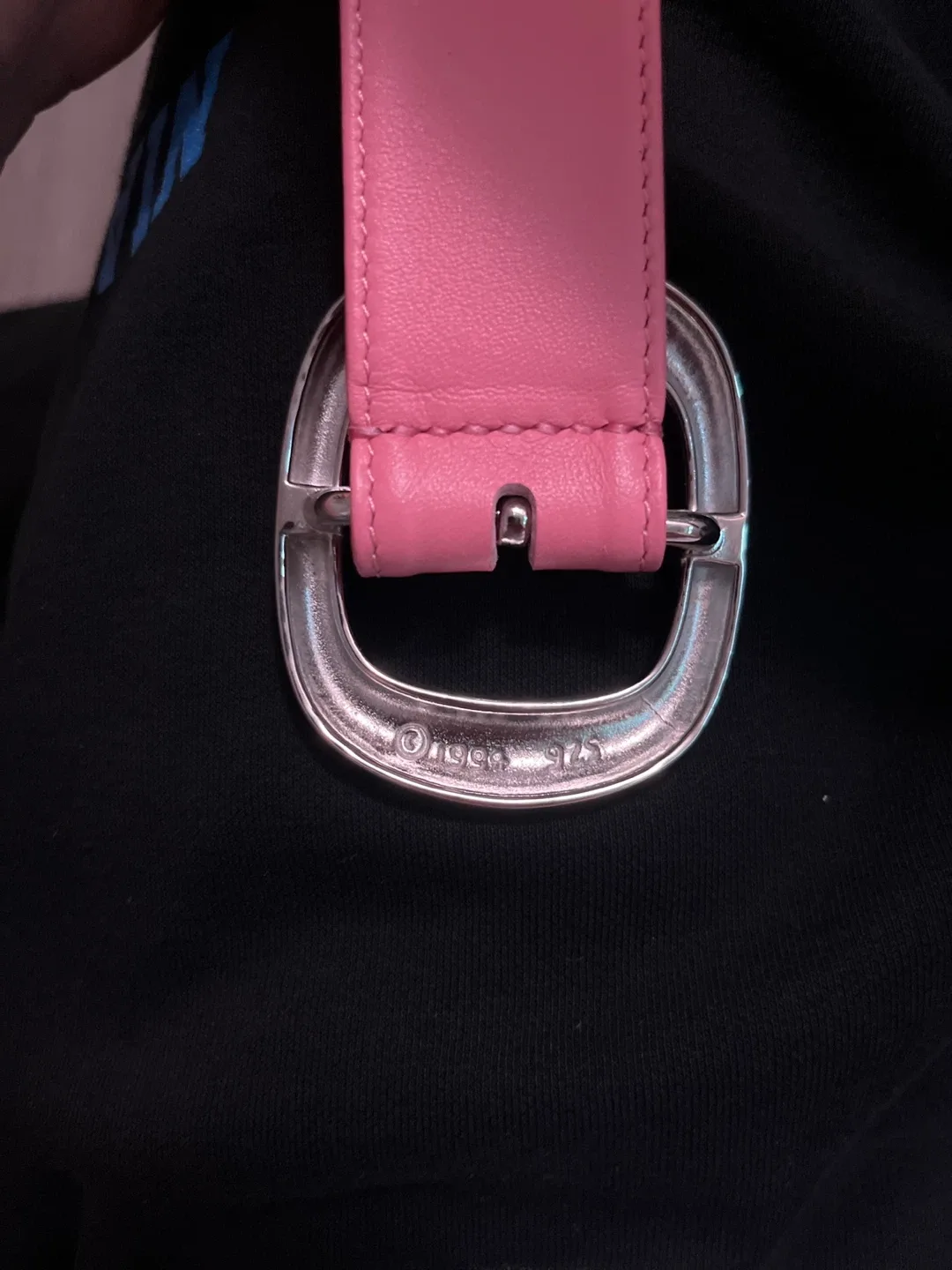 Chrome Hearts Pink Leather Belt image indicator(4)
