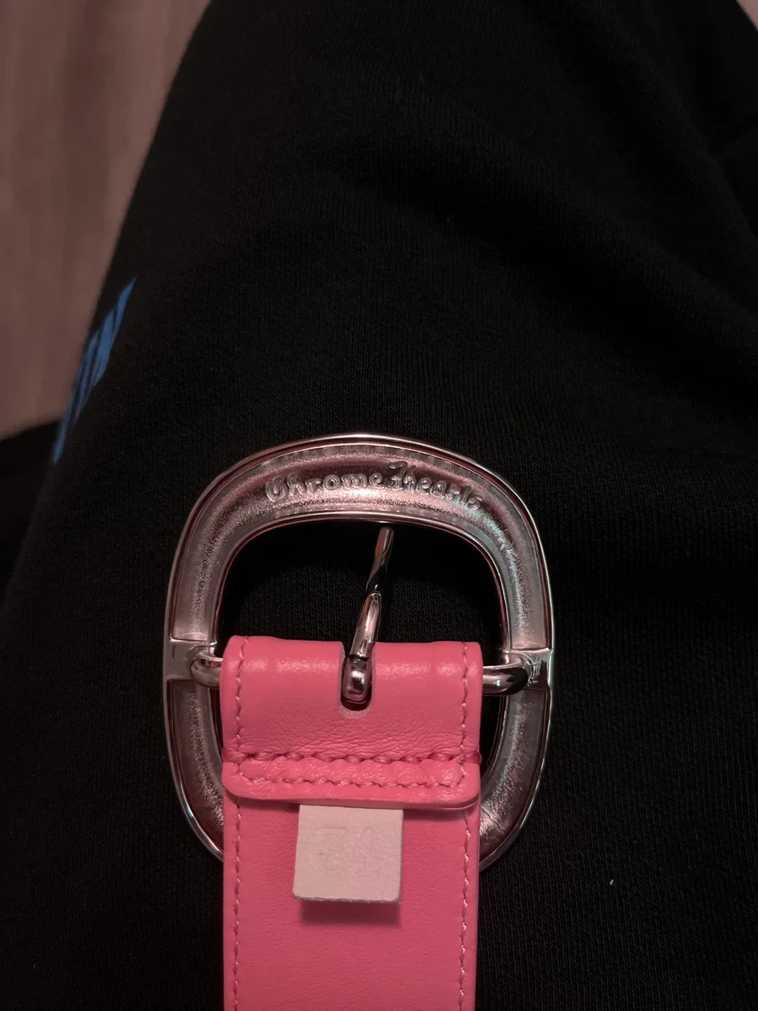 Chrome Hearts Pink Leather Belt image indicator(3)