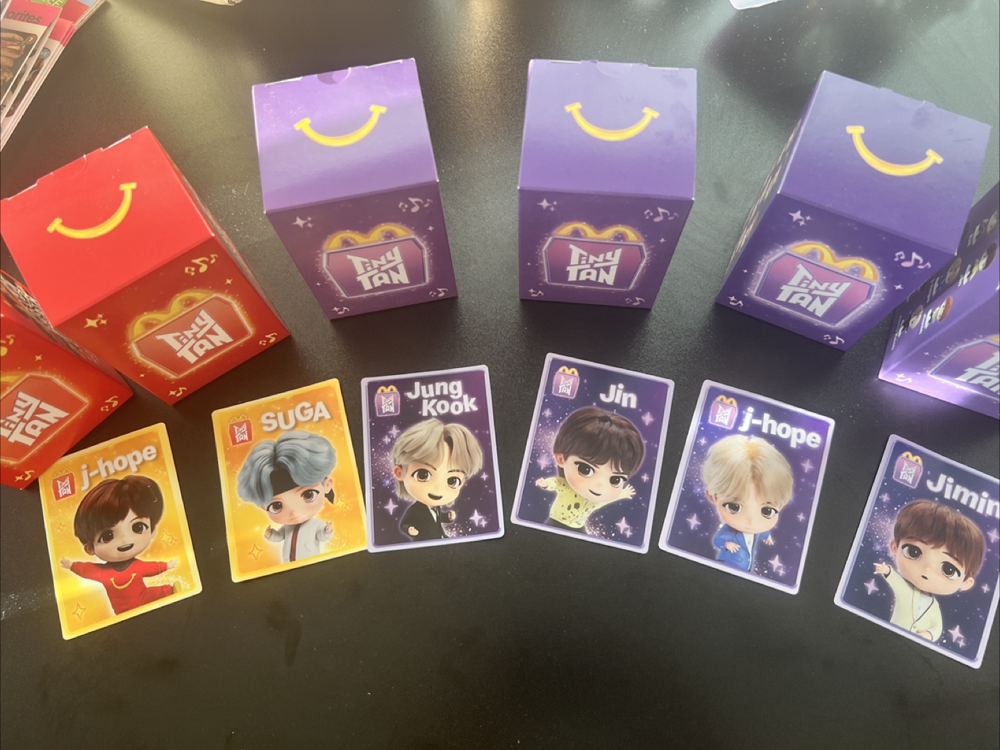 McDonald's TinyTAN BTS Meal Collectibles