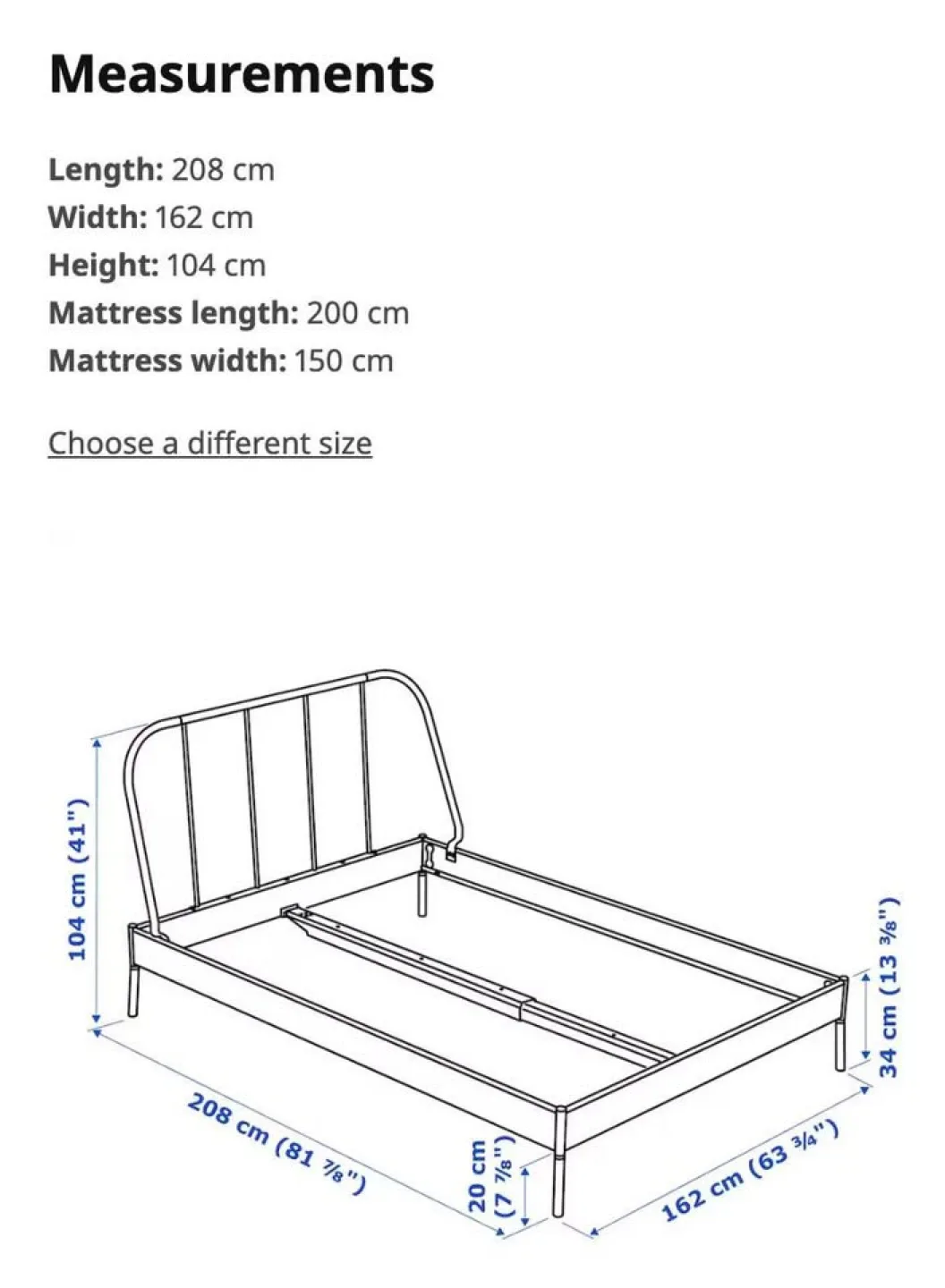Double bed sleep country mattress + frame image indicator(2)