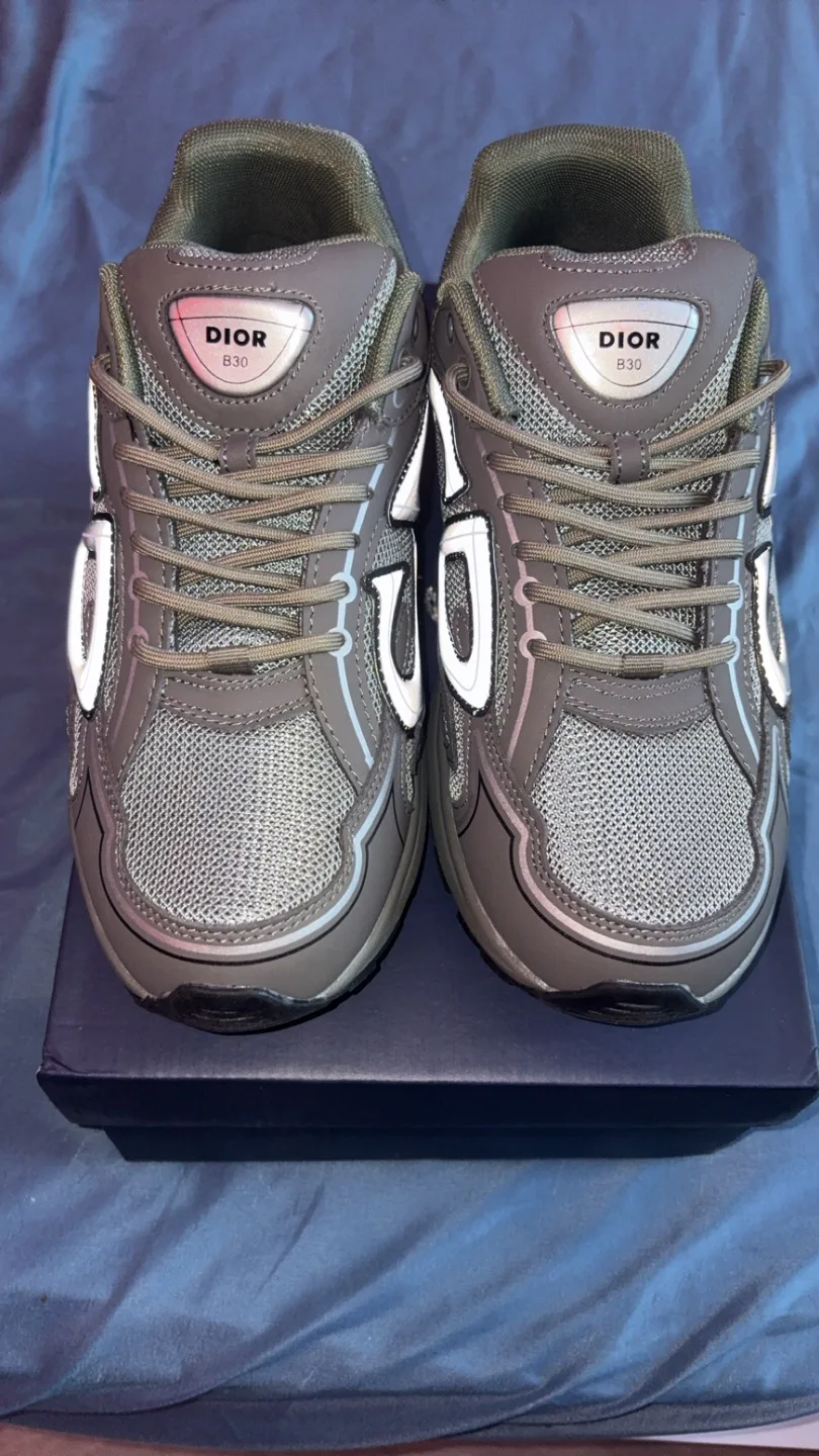 Dior B30 Olive Sneakers, Size 43 image indicator(5)