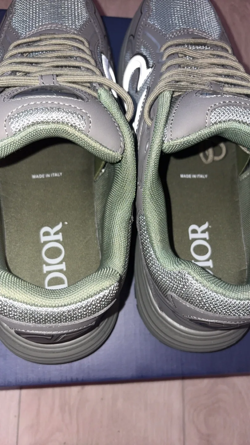 Dior B30 Olive Sneakers, Size 43 image indicator(3)