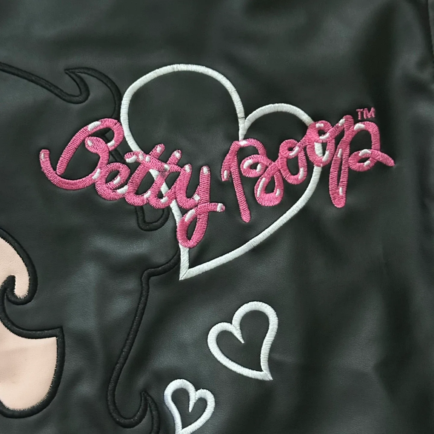 Betty Boop Varsity Jacket Pink/Black image indicator(6)
