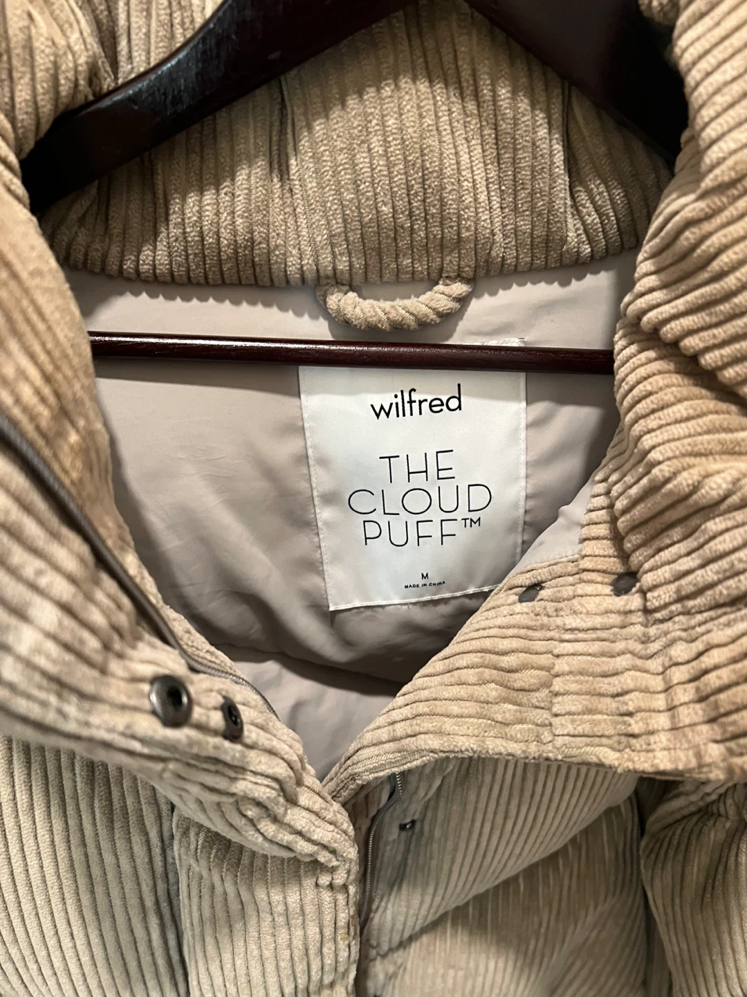 ARITZIA: Wilfred The Cloud Puff Jacket - Corduroy - photo 5