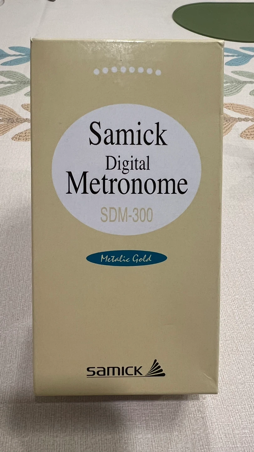 New Samick SDM-300 Digital Metronome - Metallic Gold - photo 2