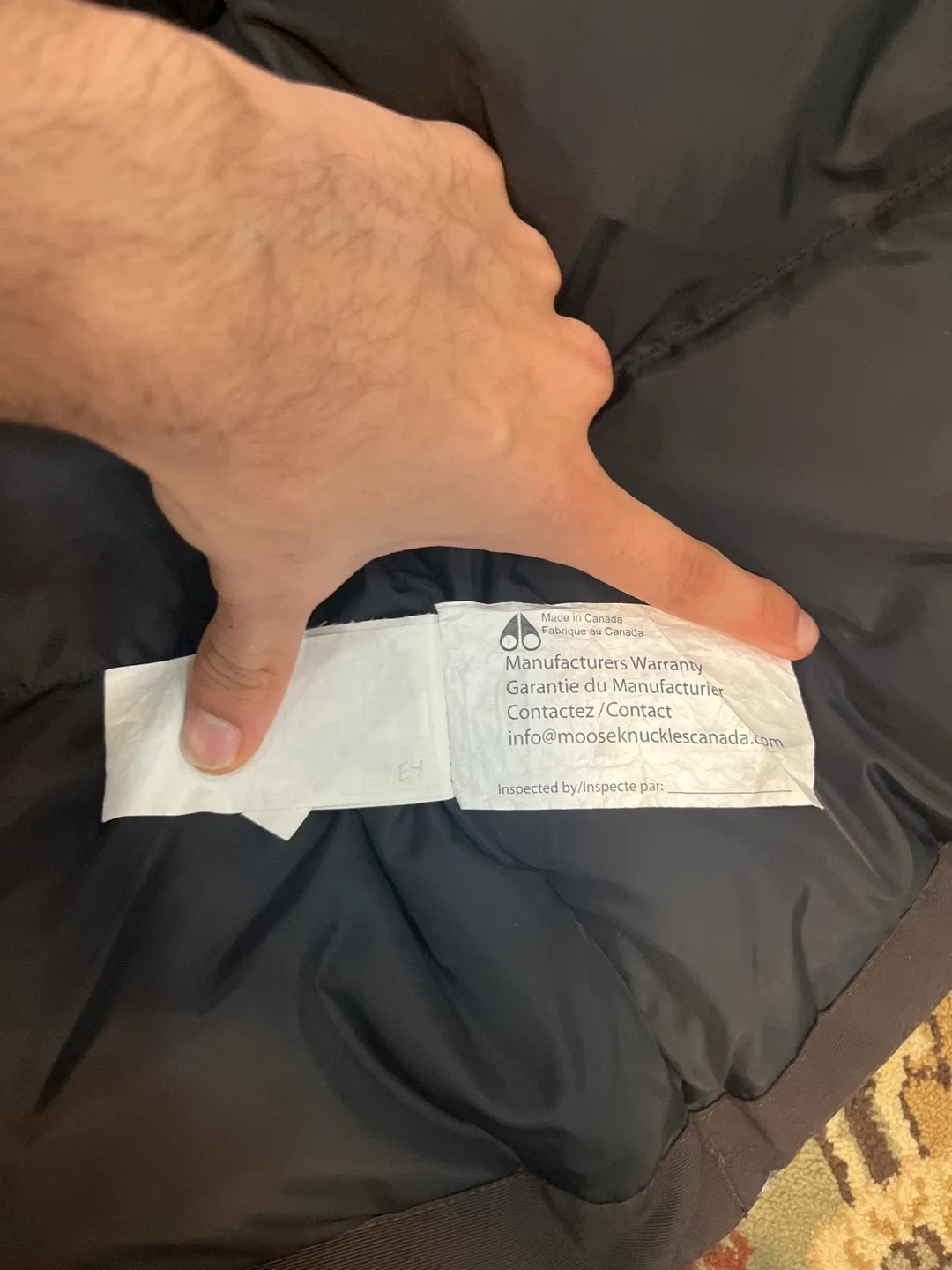 Moose Knuckles Down Filled Jacket (Rare Chocolate Colour) image indicator(5)