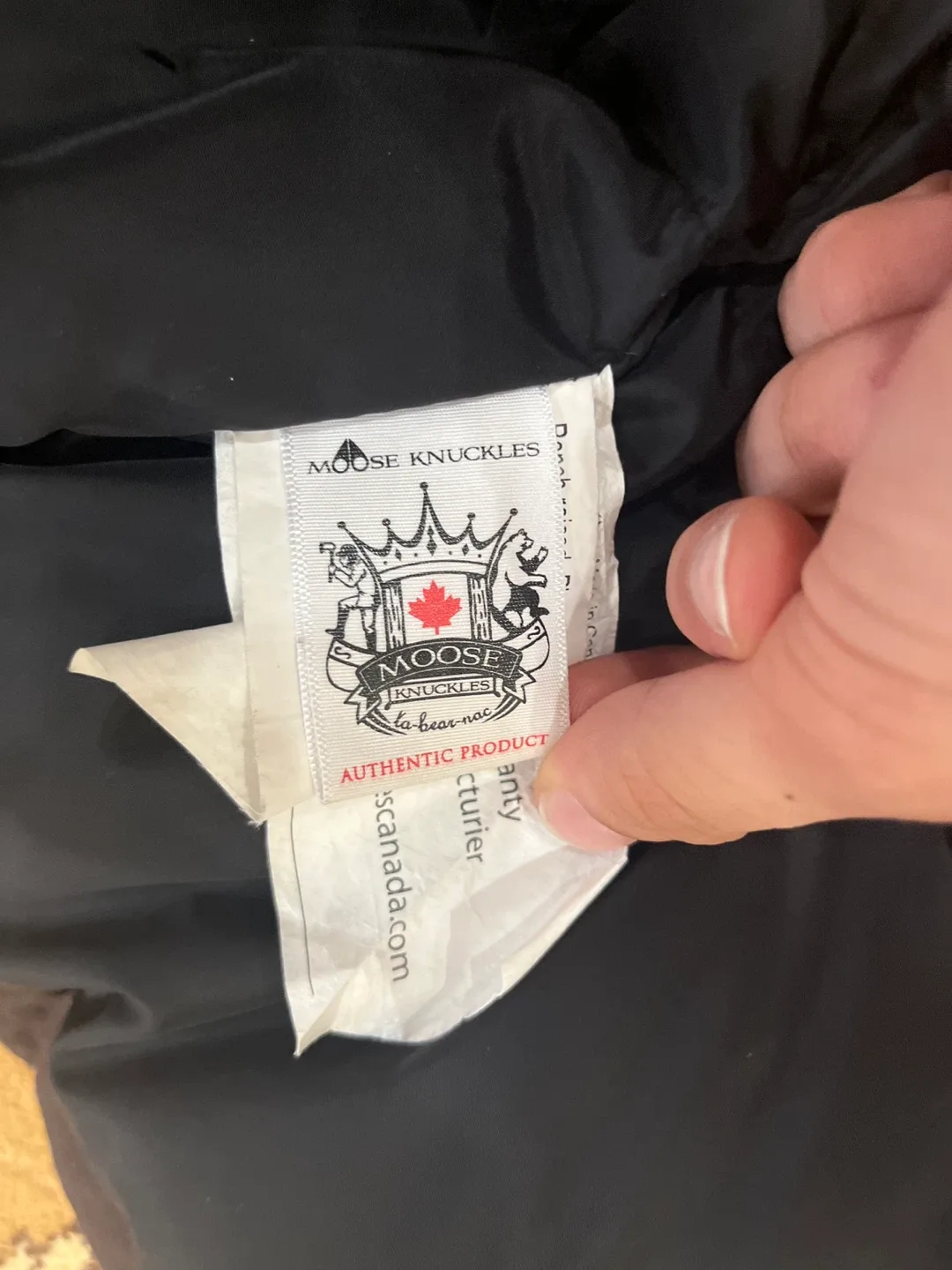 Moose Knuckles Down Filled Jacket (Rare Chocolate Colour) image indicator(6)