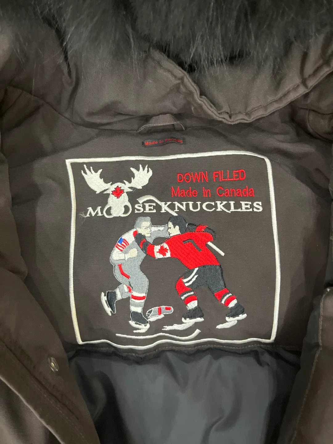 Moose Knuckles Down Filled Jacket (Rare Chocolate Colour) image indicator(3)