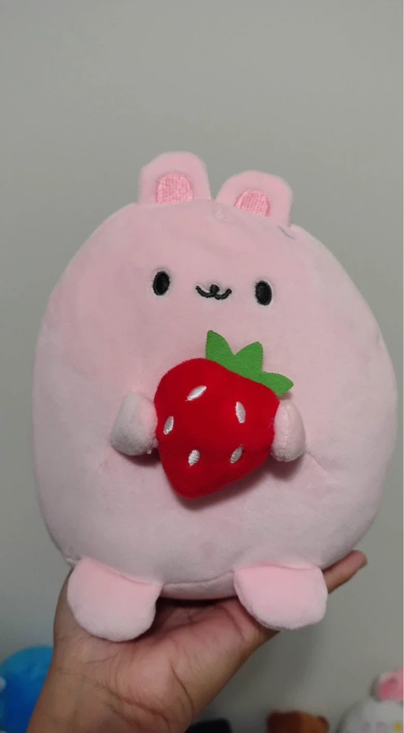Cute Egg & Strawberry Bunny Plushies