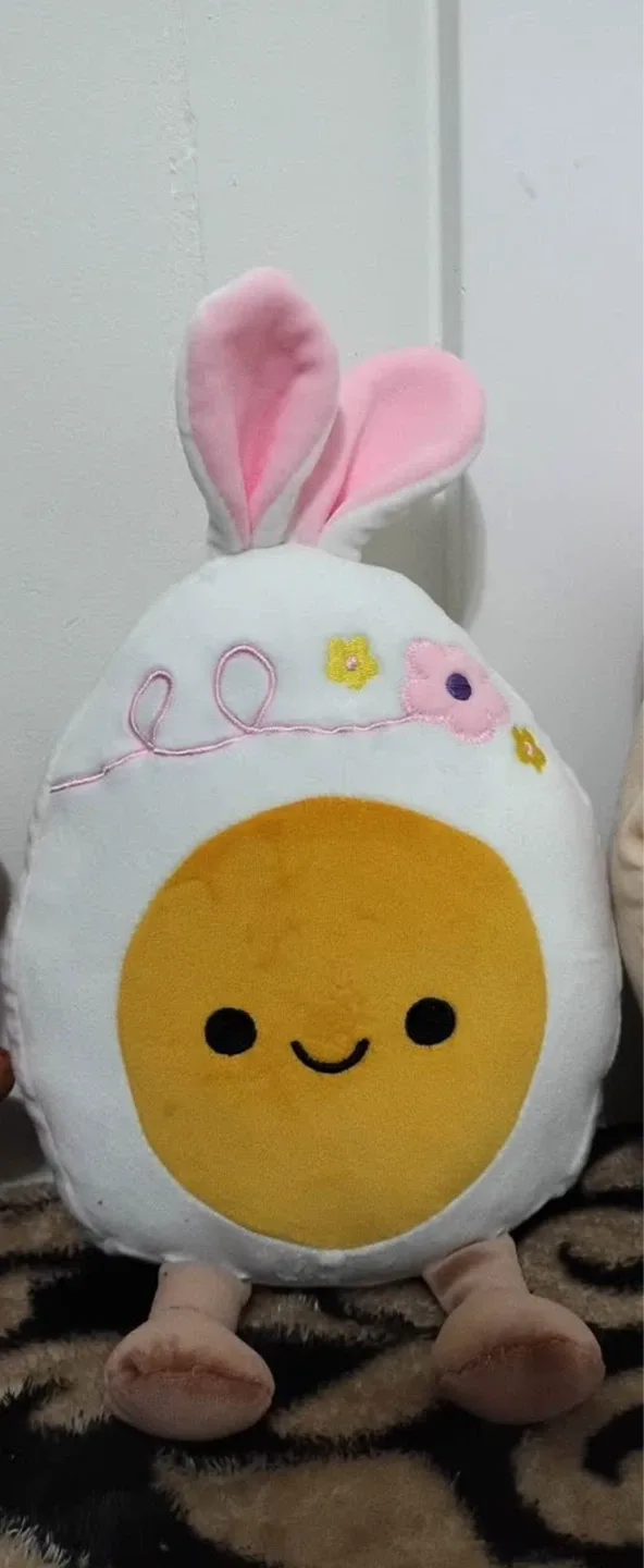 Cute Egg & Strawberry Bunny Plushies image indicator(2)
