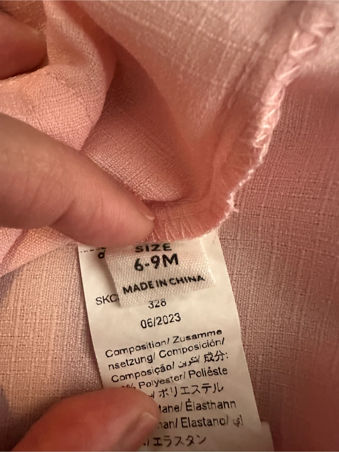 Baby Girl Pink Dress, Size 6-9M - photo 3