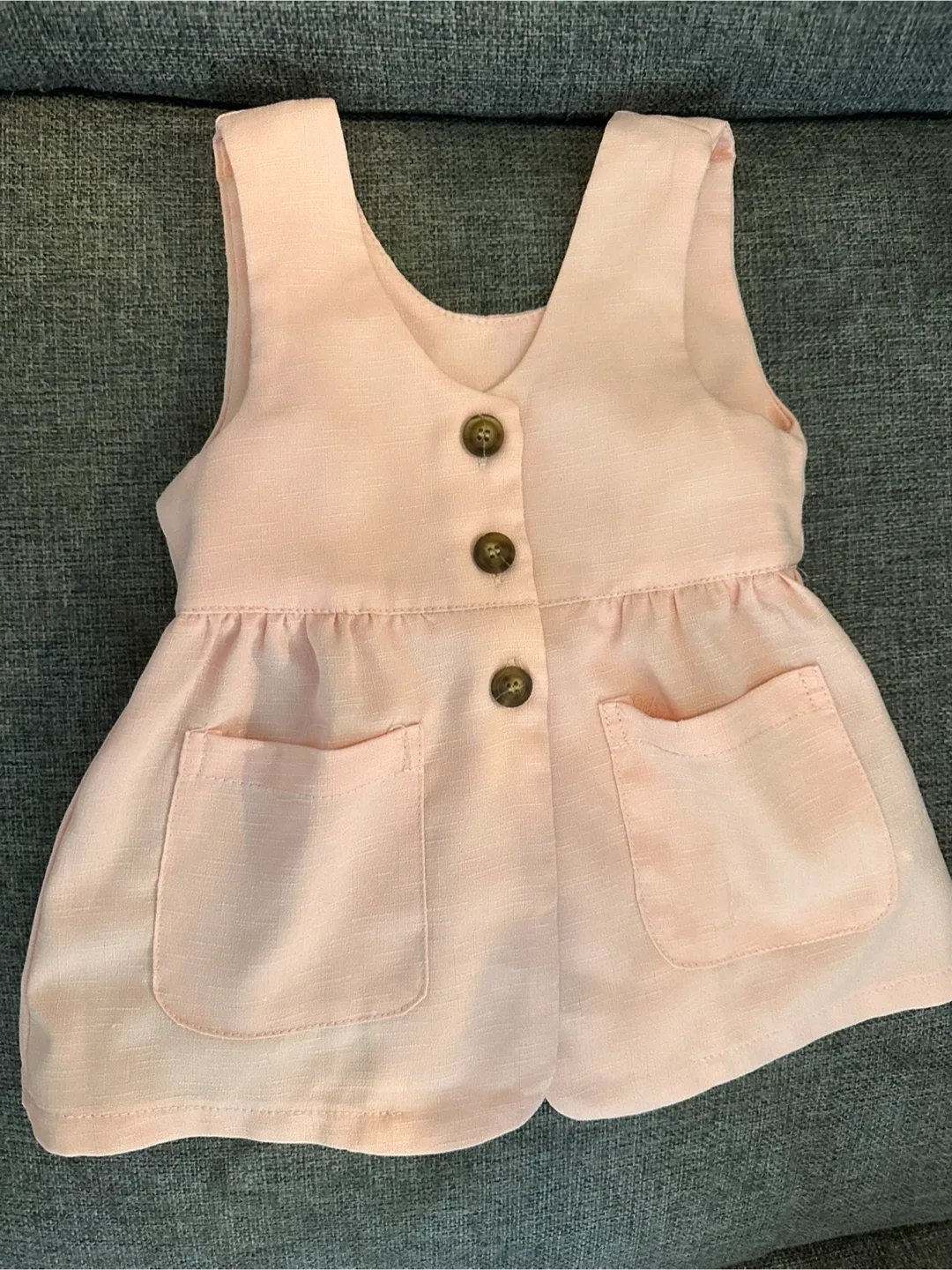 Baby Girl Pink Dress, Size 6-9M thumbnail