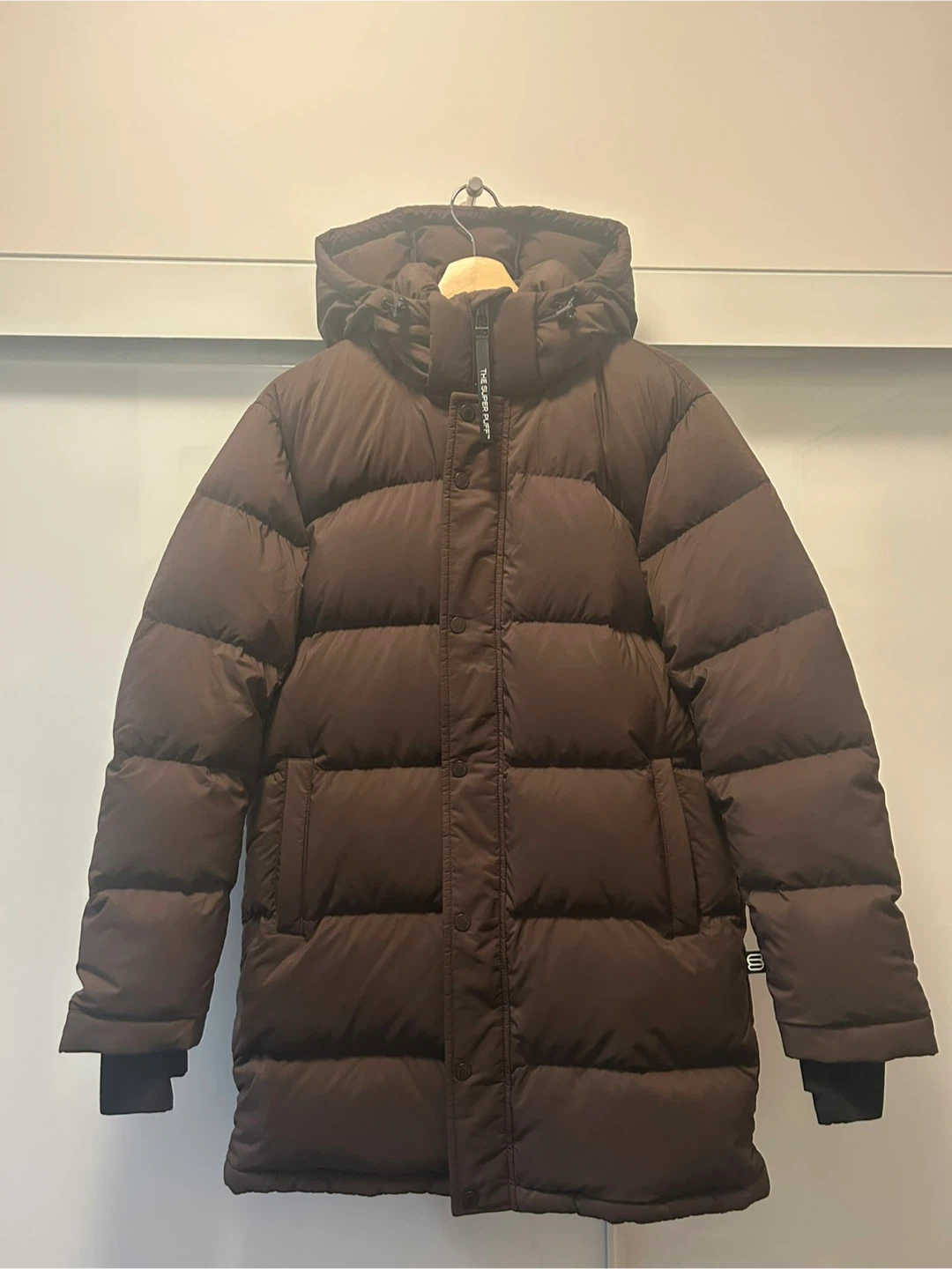 Brand New Super Puff Mid Jacket - Rich Mocha Brown - XS - photo 2