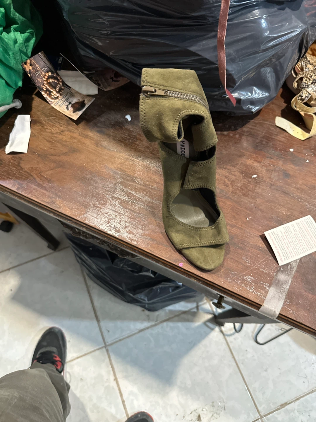 Steve Madden Olive Green Heels