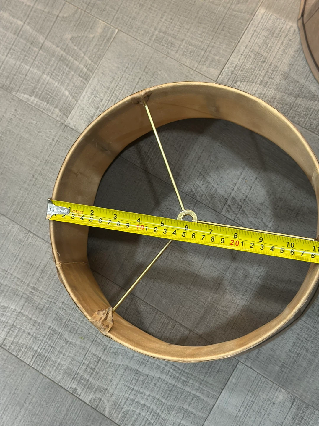 Pair of Brown Lampshades - 11 inch diameter - photo 3