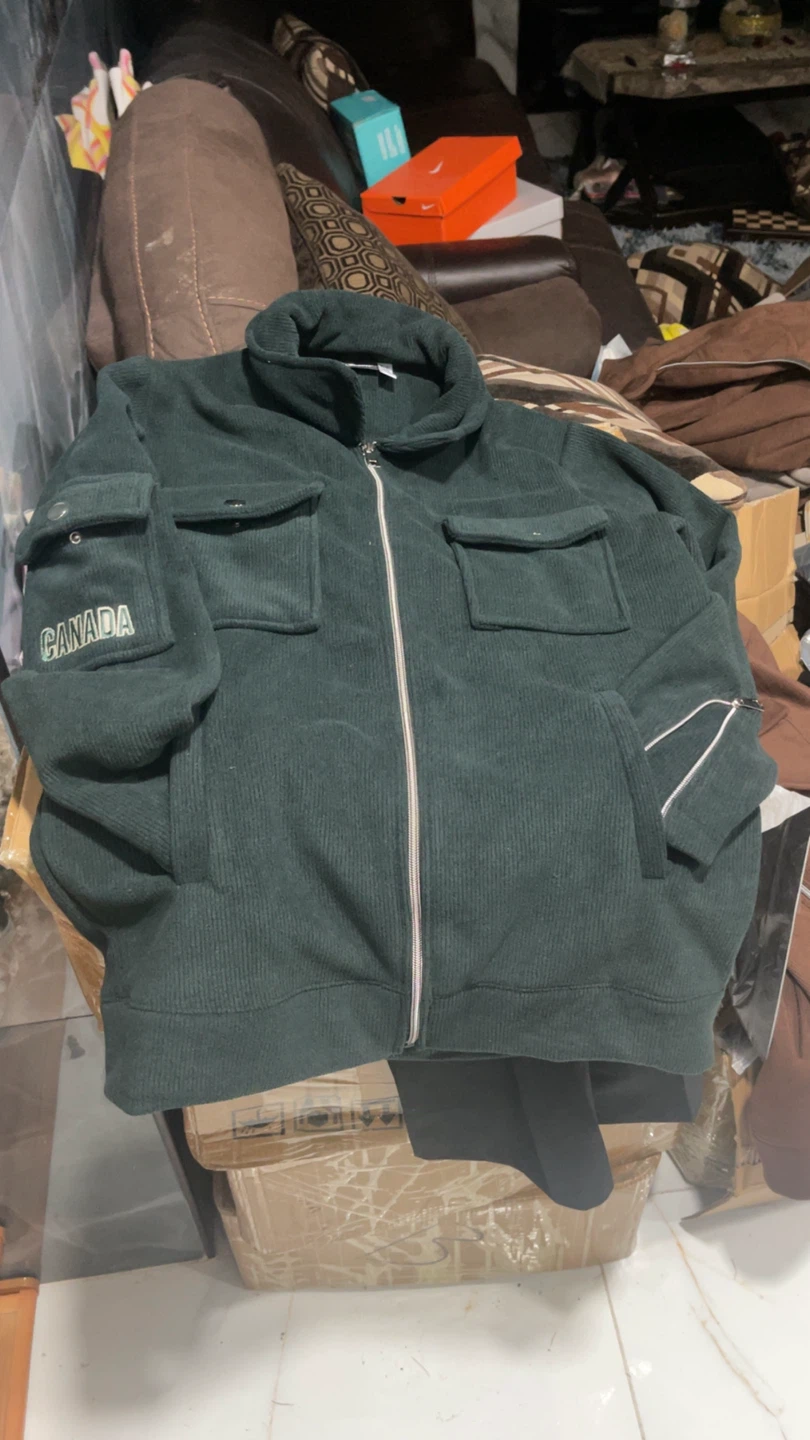 Corduroy Jacket with Canada detail - photo 5