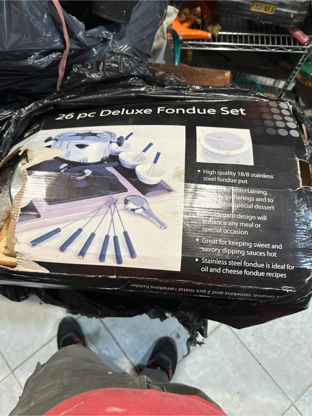 26 pc Deluxe Fondue Set