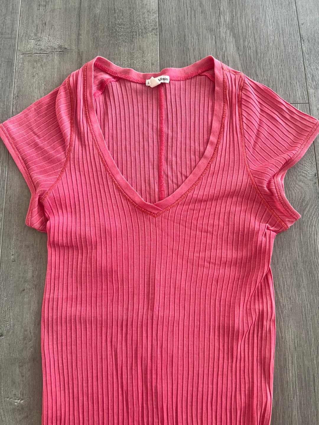 J. Lindeberg Pink Ribbed Top - Size M / S