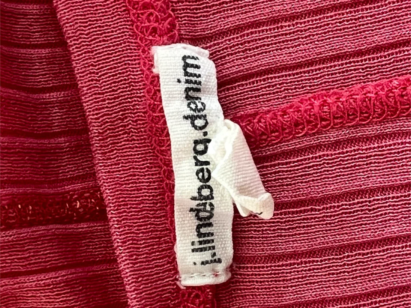 J. Lindeberg Pink Ribbed Top - Size M / S image indicator(9)