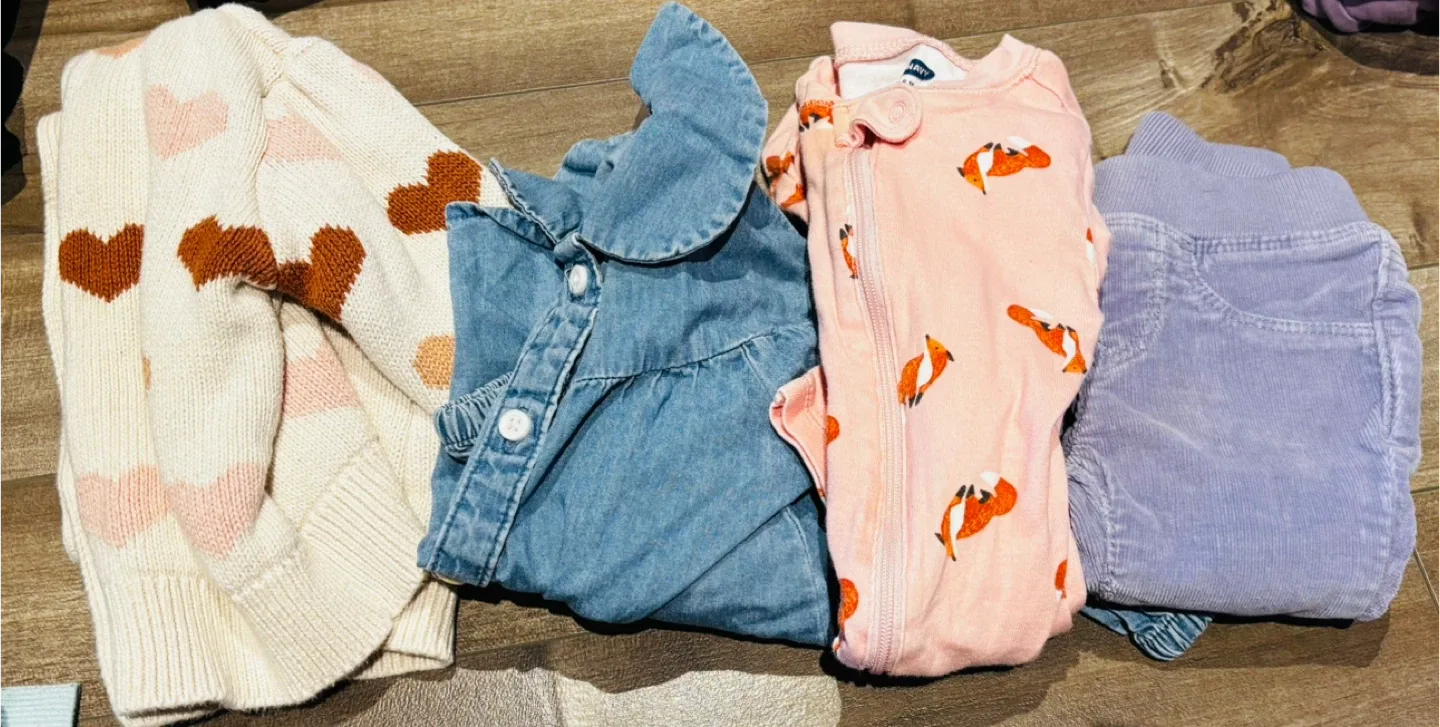 Bundle of Baby Girl Clothes (0-6months) image indicator(2)