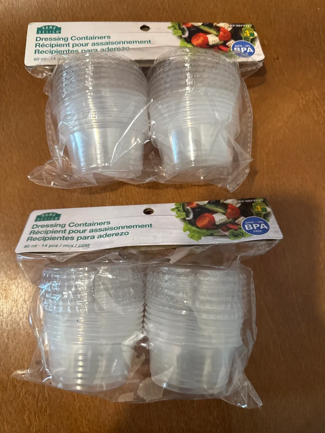 Rama Design Dressing Containers, 60ml (14pcs)