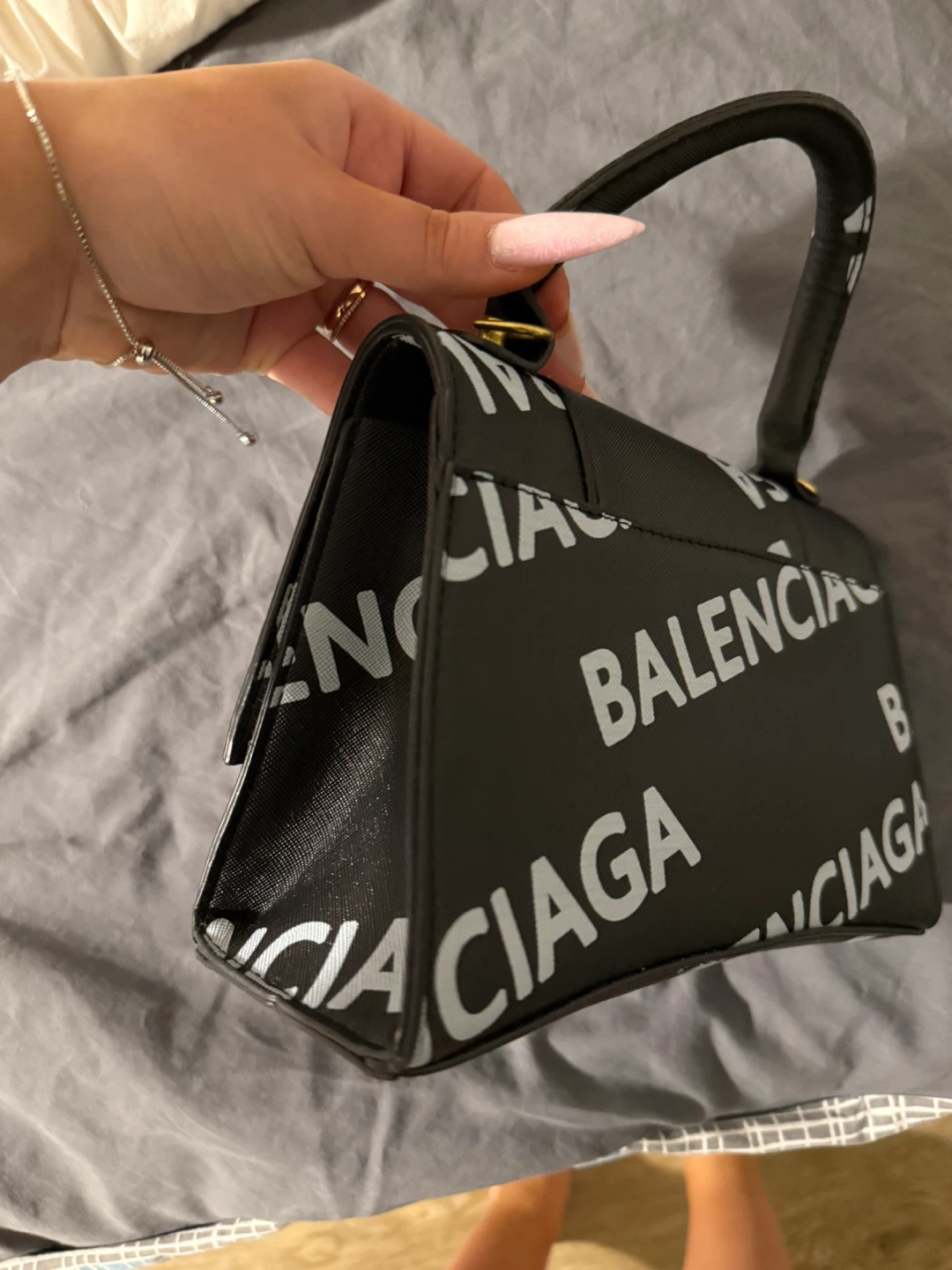 Balenciaga Hourglass Top Handle Bag - photo 5