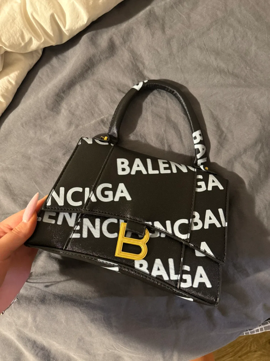 Balenciaga Hourglass Top Handle Bag