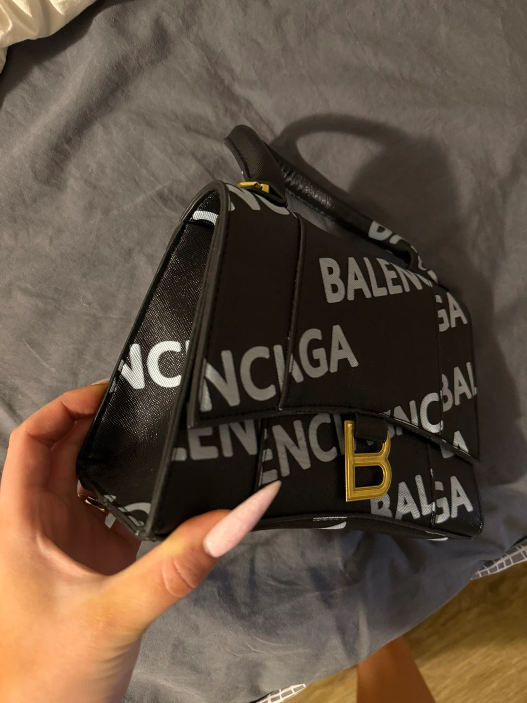 Balenciaga Hourglass Top Handle Bag - photo 3