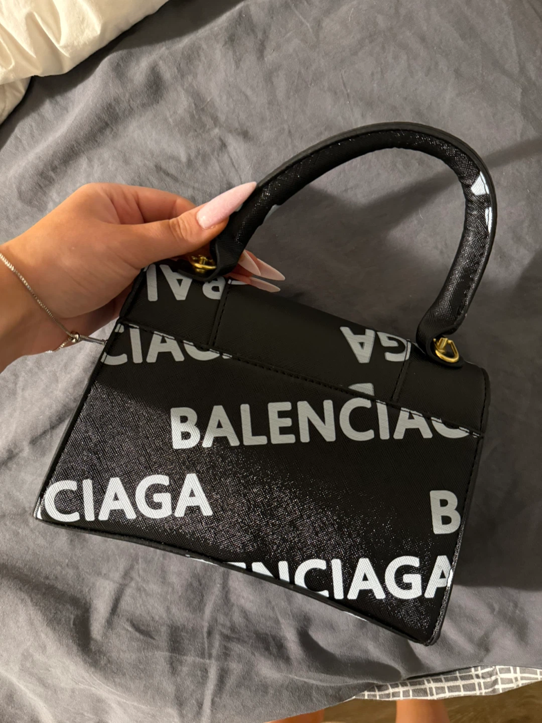 Balenciaga Hourglass Top Handle Bag - photo 4