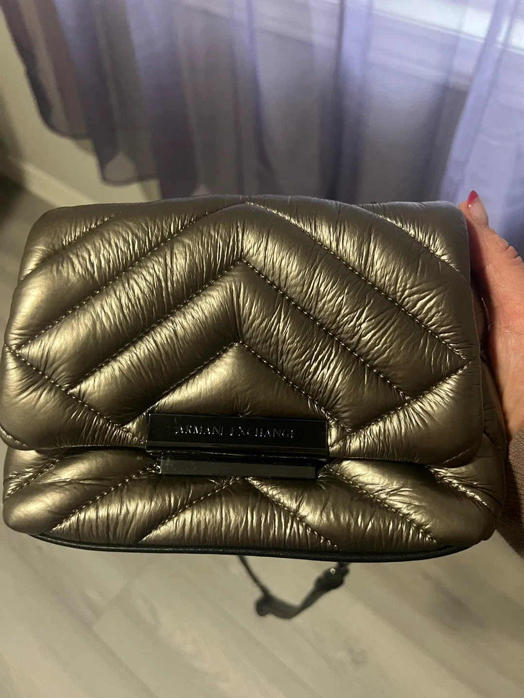 Armani Exchange Quilted Shoulder Bag