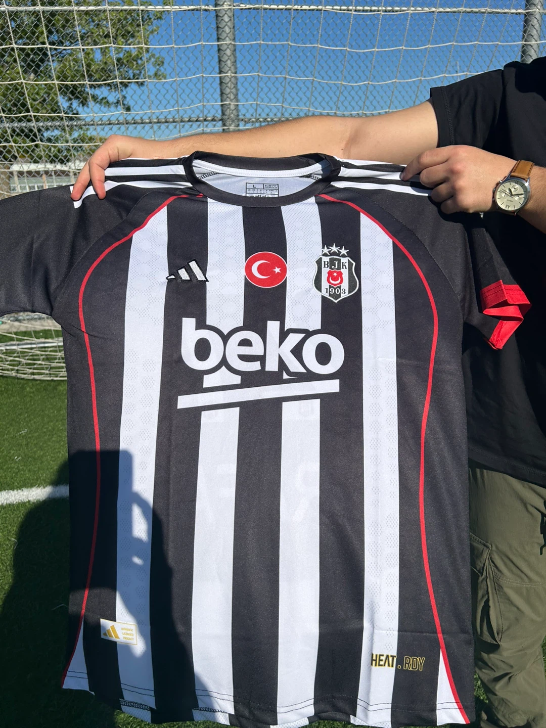 Adidas Besiktas JK Jersey, Black & White - photo 4