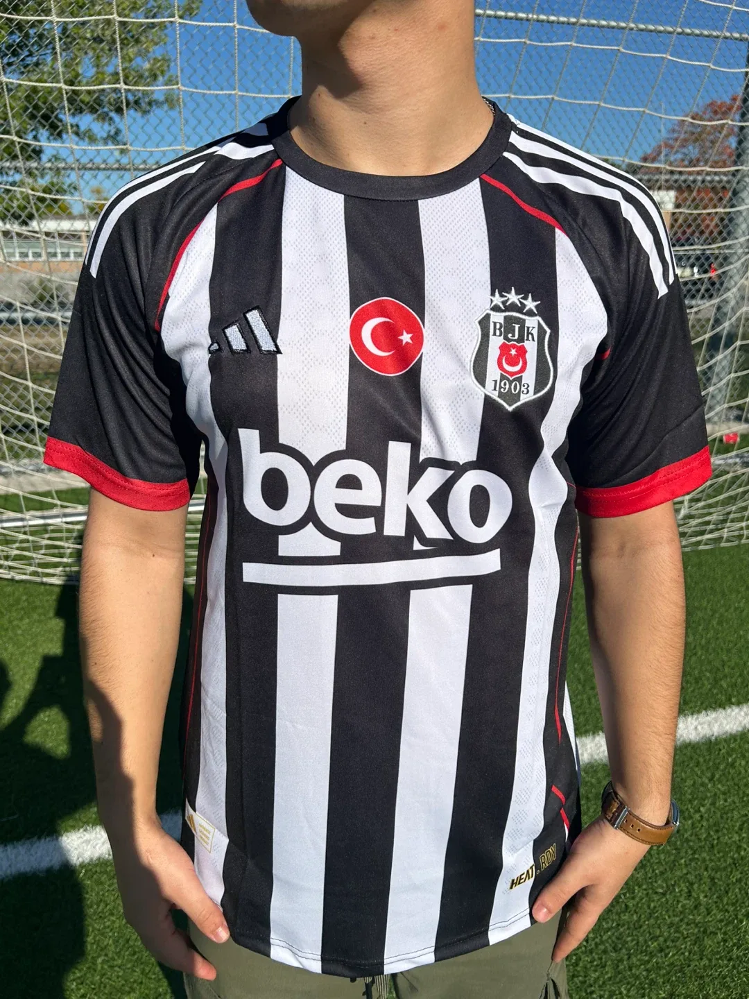 Adidas Besiktas JK Jersey, Black & White