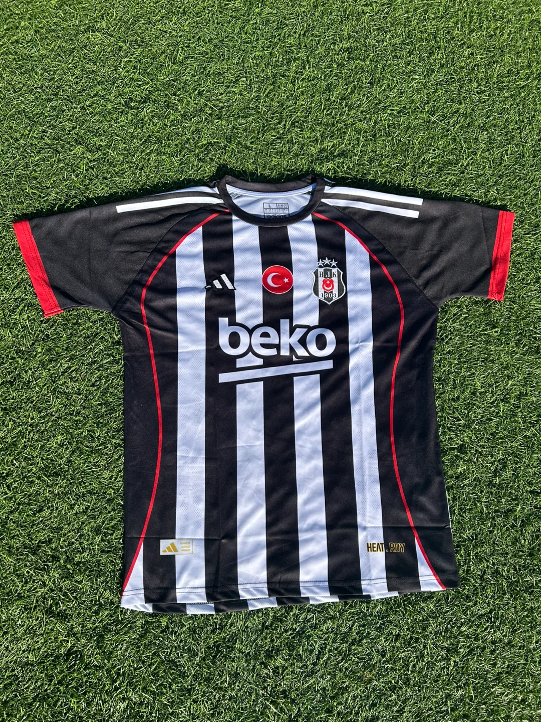 Adidas Besiktas JK Jersey, Black & White - photo 2
