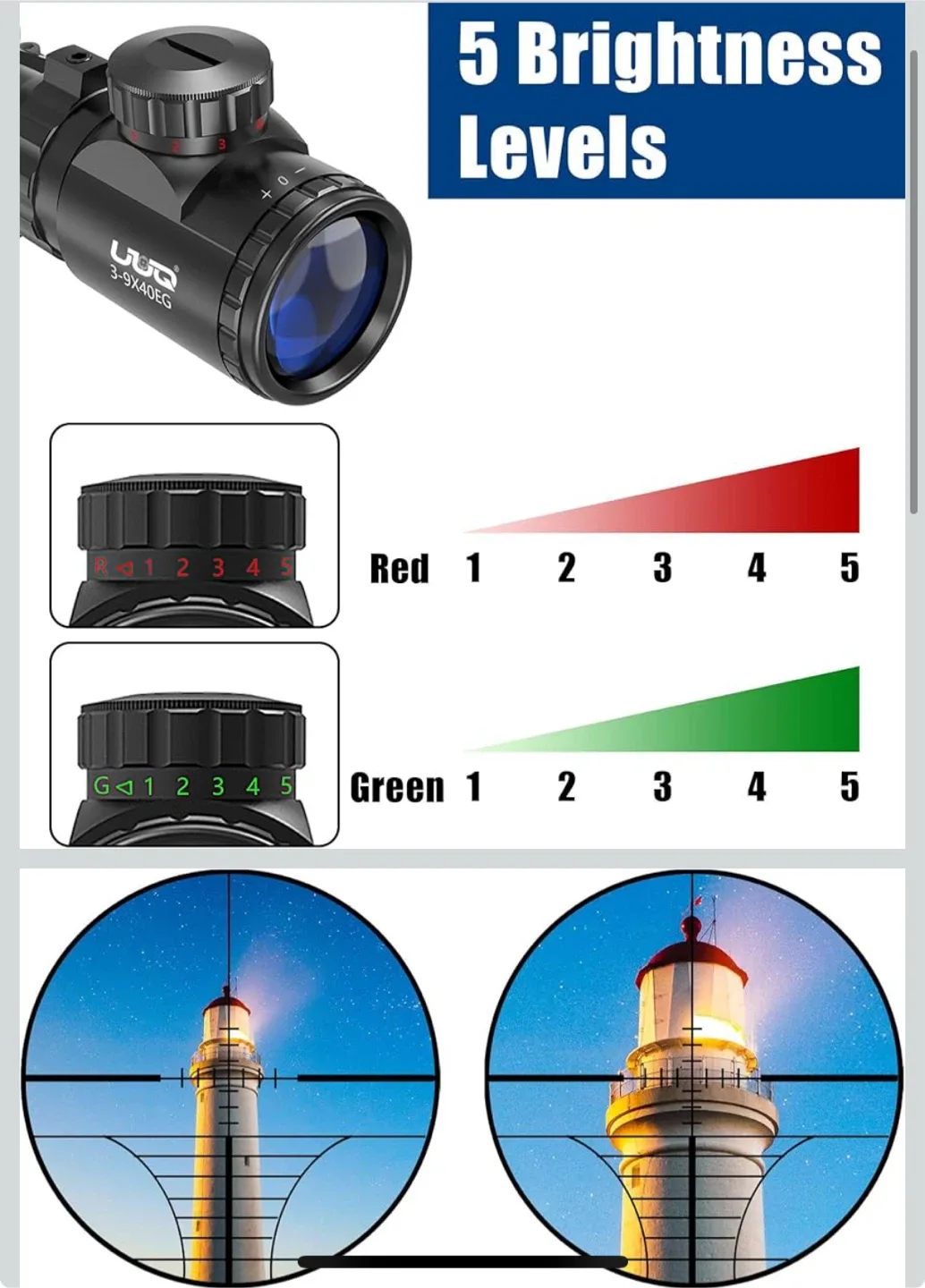 UUQ 3-9X40EG Rifle Scope image indicator(2)