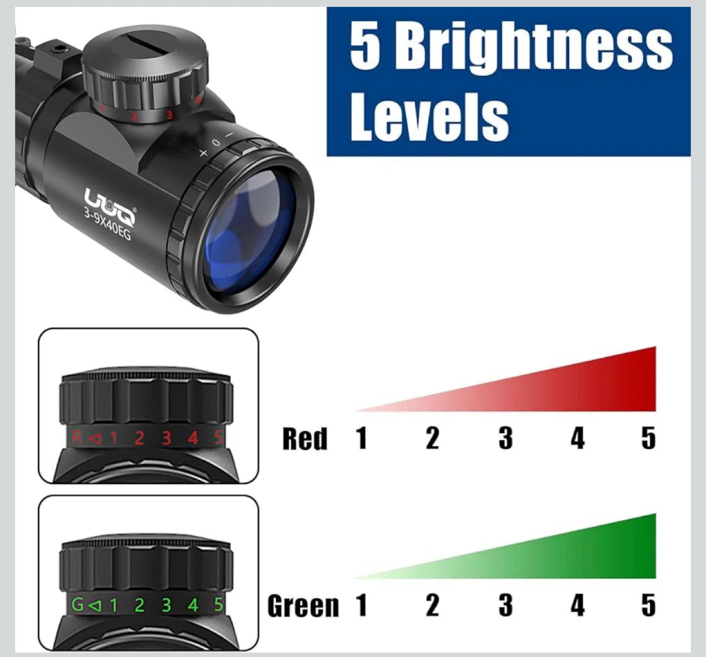 UUQ 3-9X40EG Rifle Scope image indicator(3)