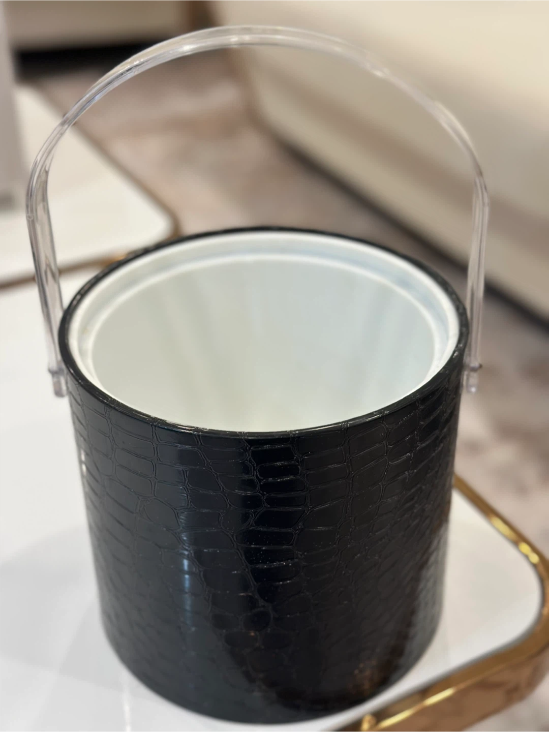 Black Ice Bucket with Lid - photo 2