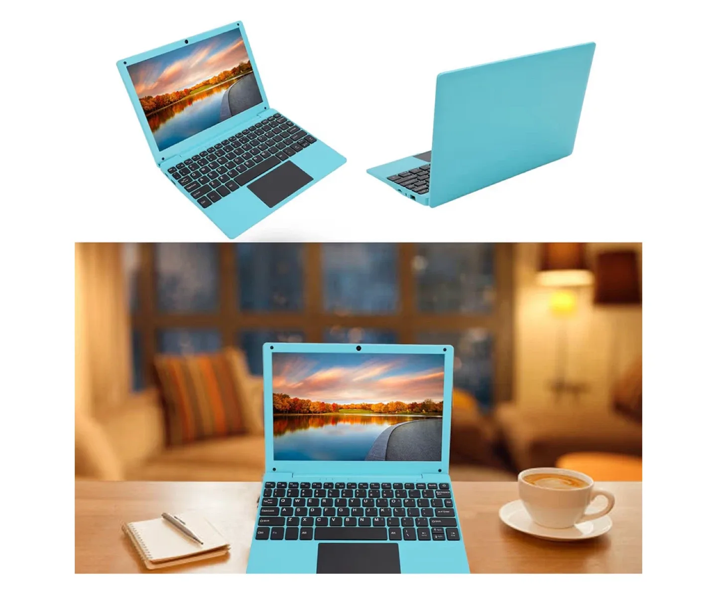 Blue Netbook Laptop image indicator(2)