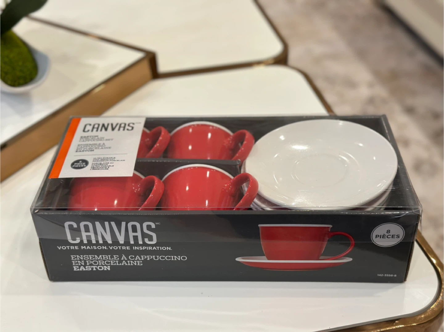 Canvas Easton Cappuccino Set - 8 Pieces