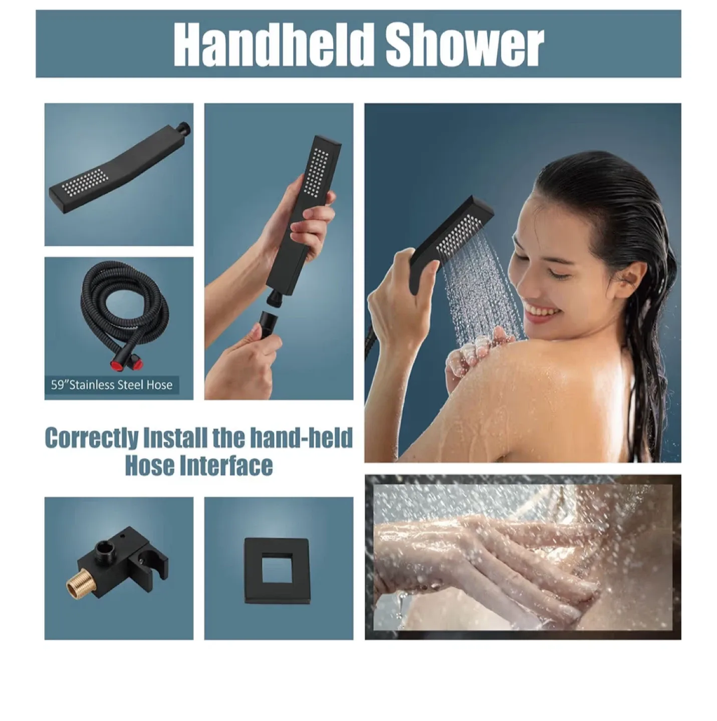 Aolemi 2 Functions Shower System image indicator(5)