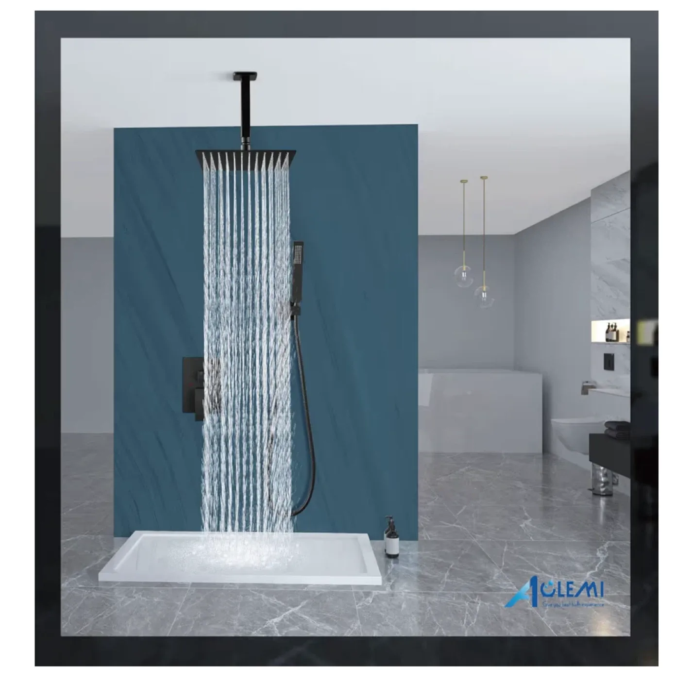 Aolemi 2 Functions Shower System image indicator(8)