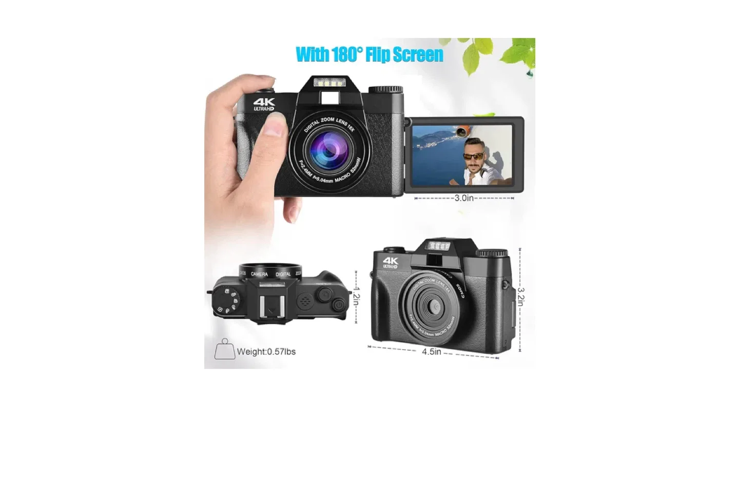 4K Ultra HD Digital Camera - Like New! image indicator(9)