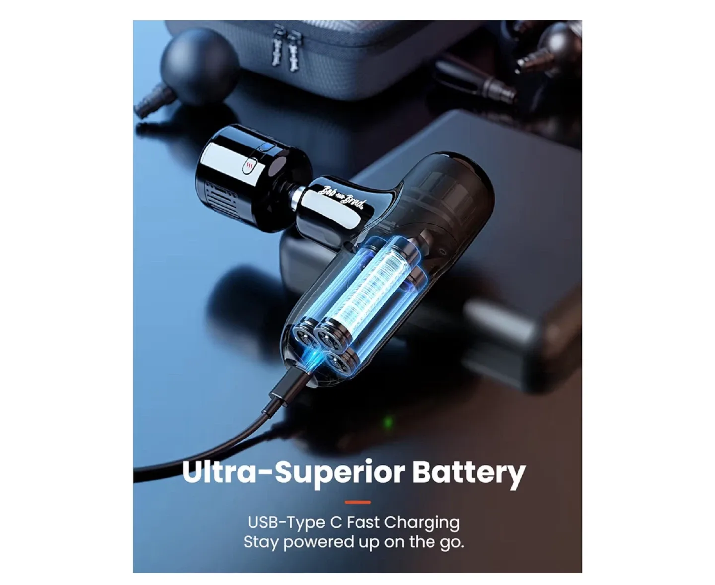 Bob and Brad Massage Gun with Attachments image indicator(6)