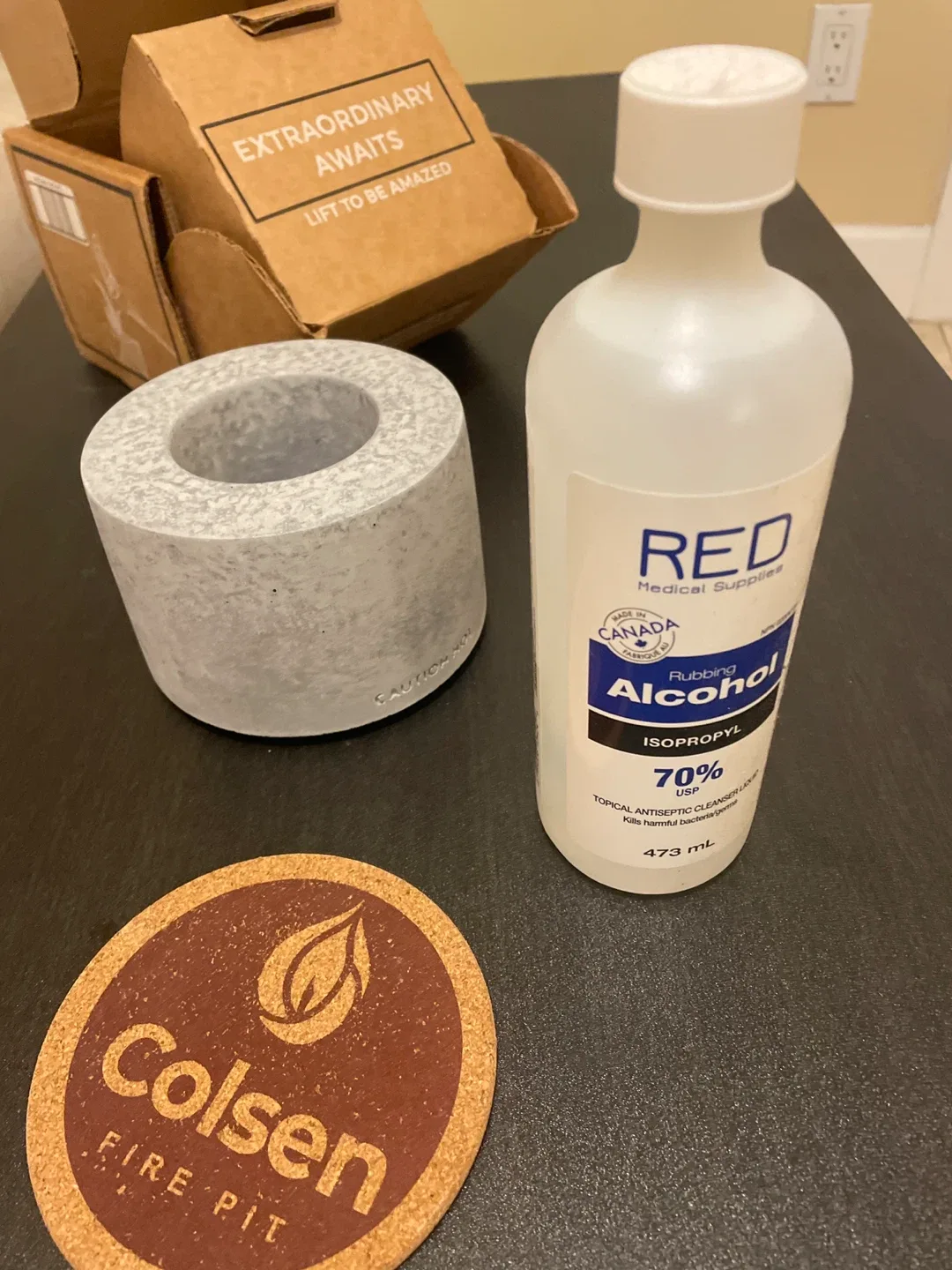 Colsen Fire Pit - Indoor Tabletop Fireplace image indicator(4)