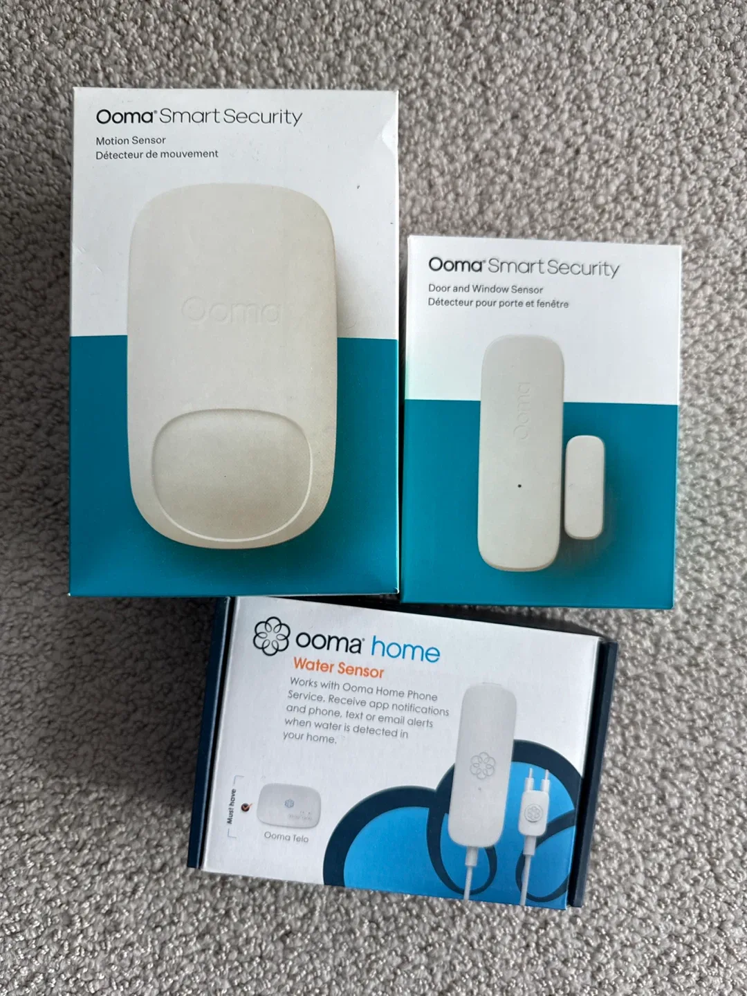 Ooma Smart Security Sensor Set - New