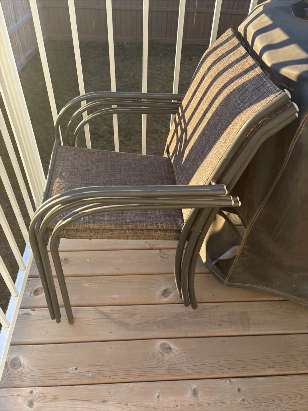 Metal Patio Table and 6 Chairs - photo 4