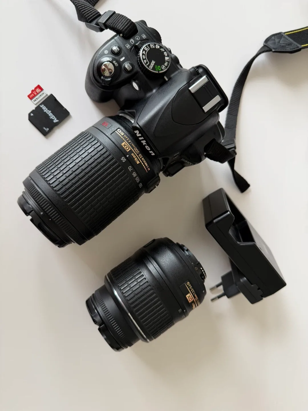 Nikon D3100 DSLR Camera with Two Lenses image indicator(7)