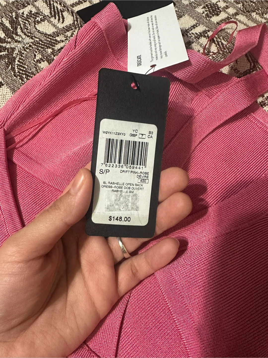 Guess Rashelle Open Back Dress - Size S - photo 3